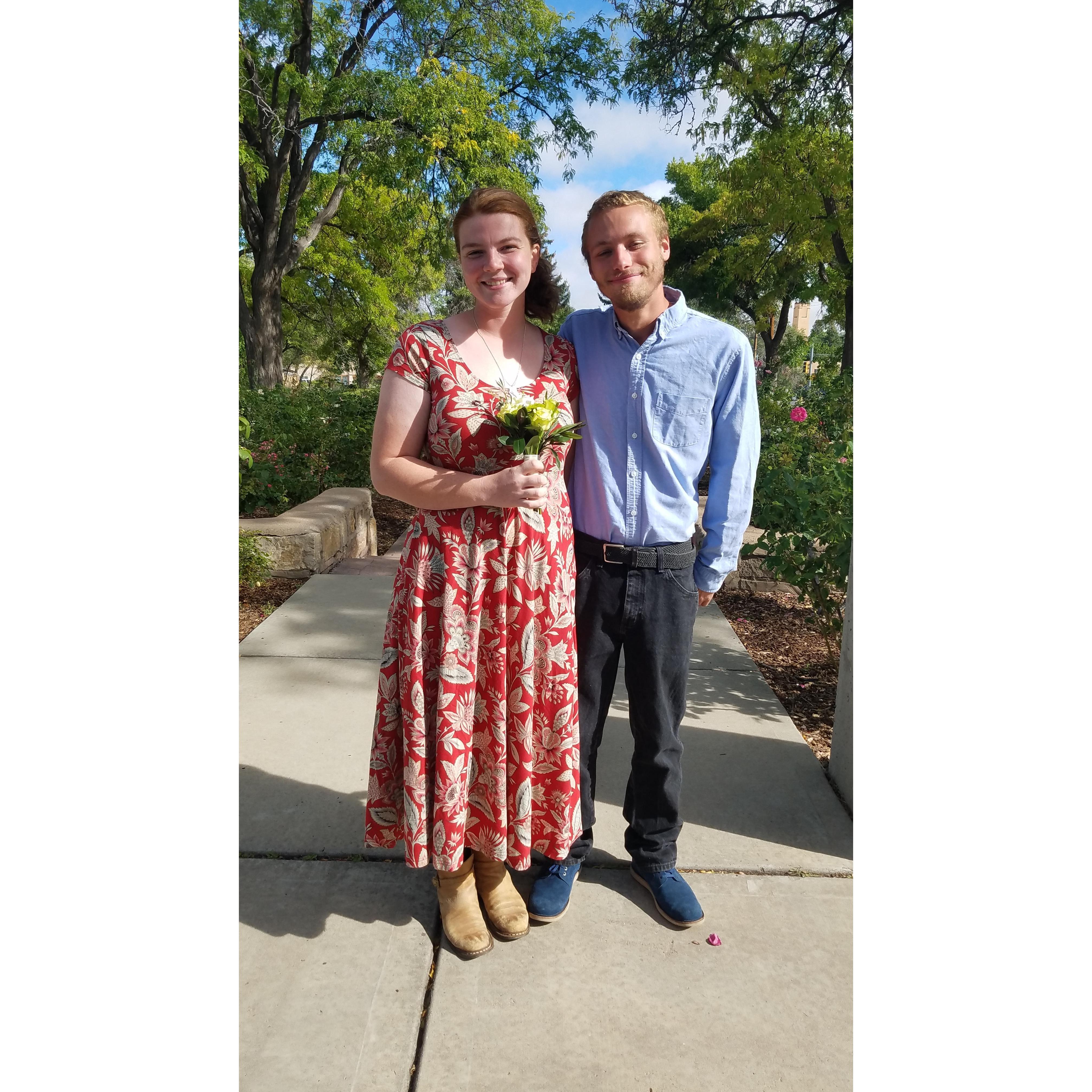 We got married September 24th, 2019 in Santa Fe, NM.