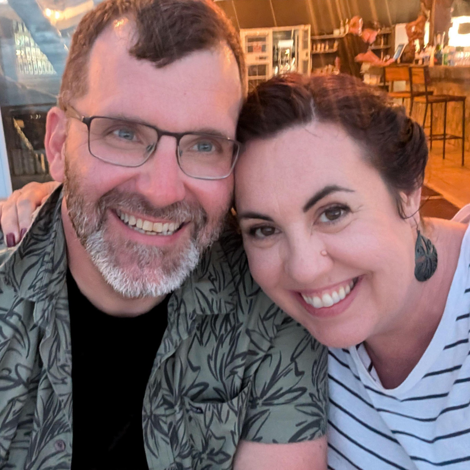 Fancy dinner on our last night in PR