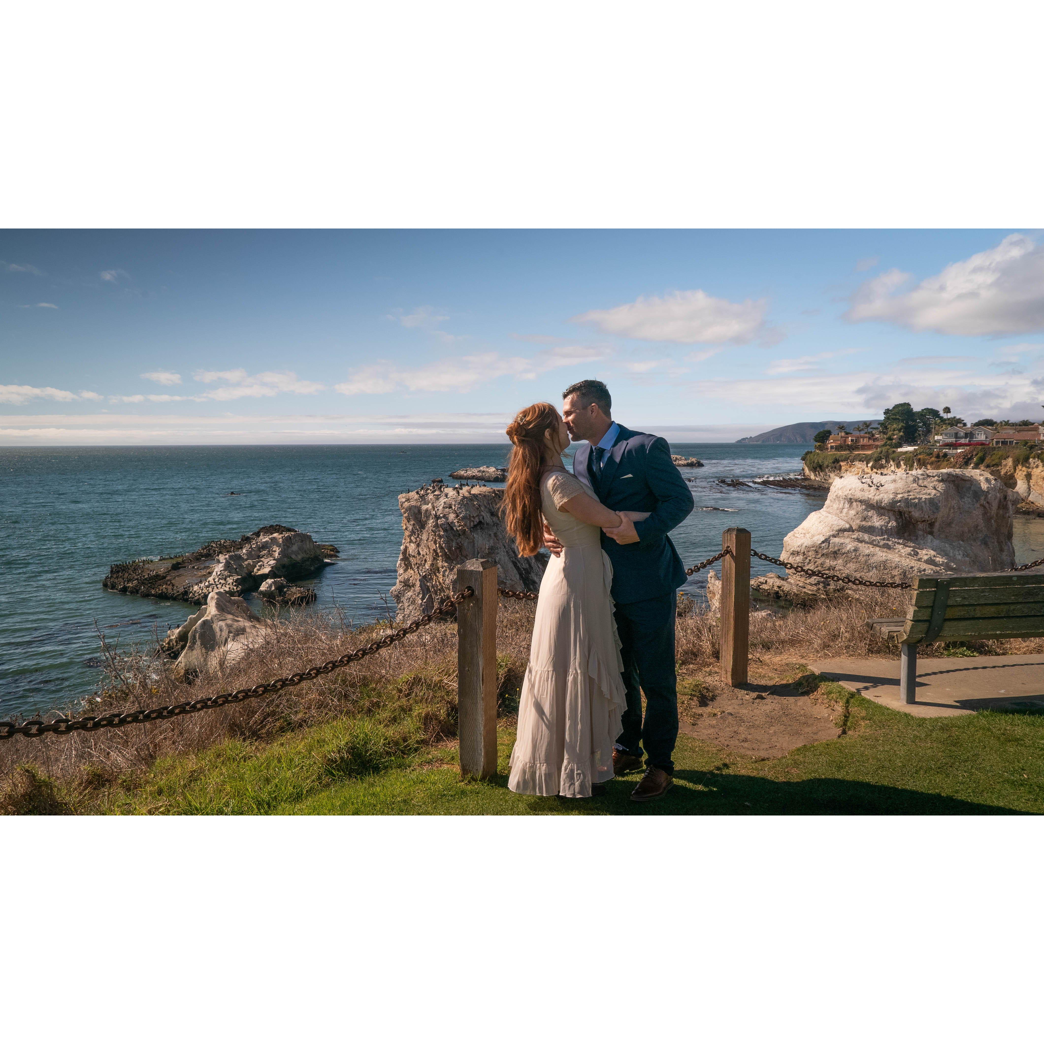 Our wedding day! San Luis Obispo, CA