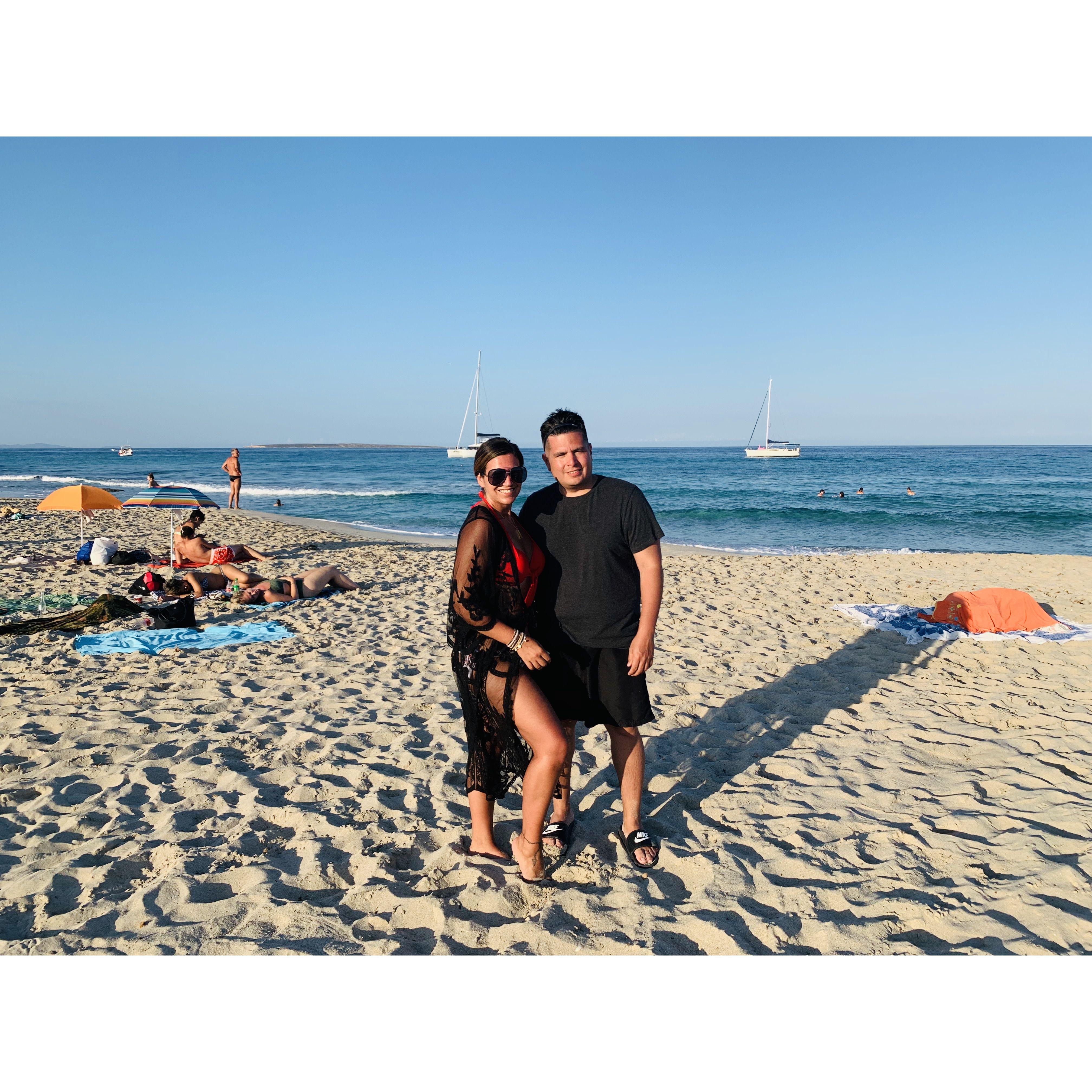 In love in the Formentera Islands