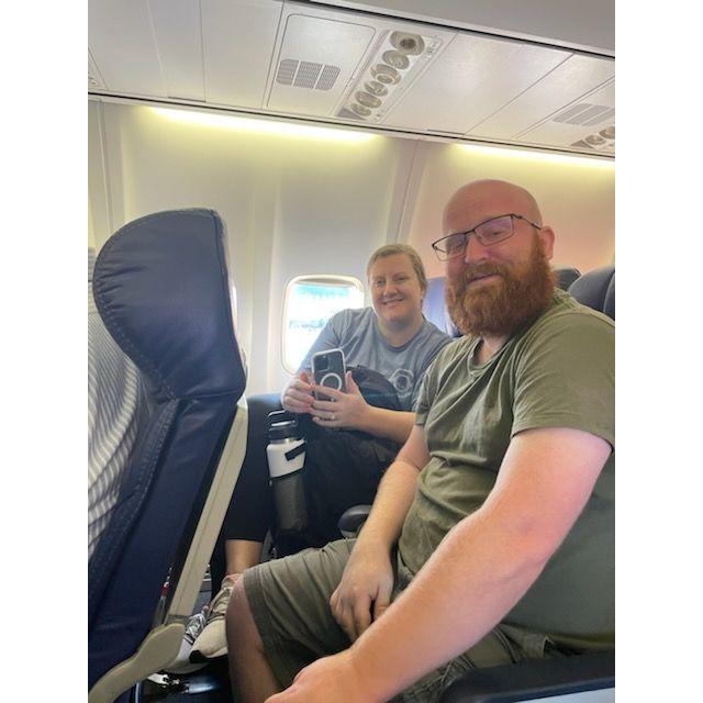 Our first trip together! We're off to New Hampshire to visit family