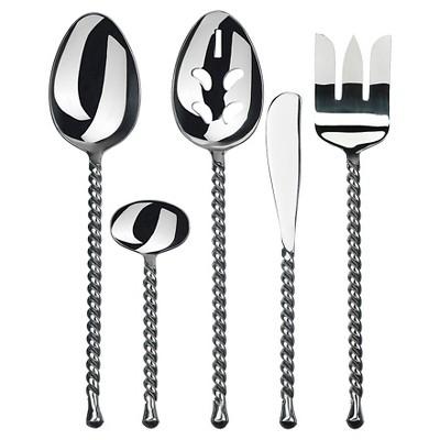 Gourmet Settings Silver Tear 5 Piece Hostess Set