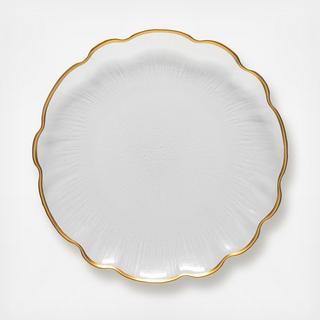 Francesca Glass Rimmed Dinner Plate, Set of 2
