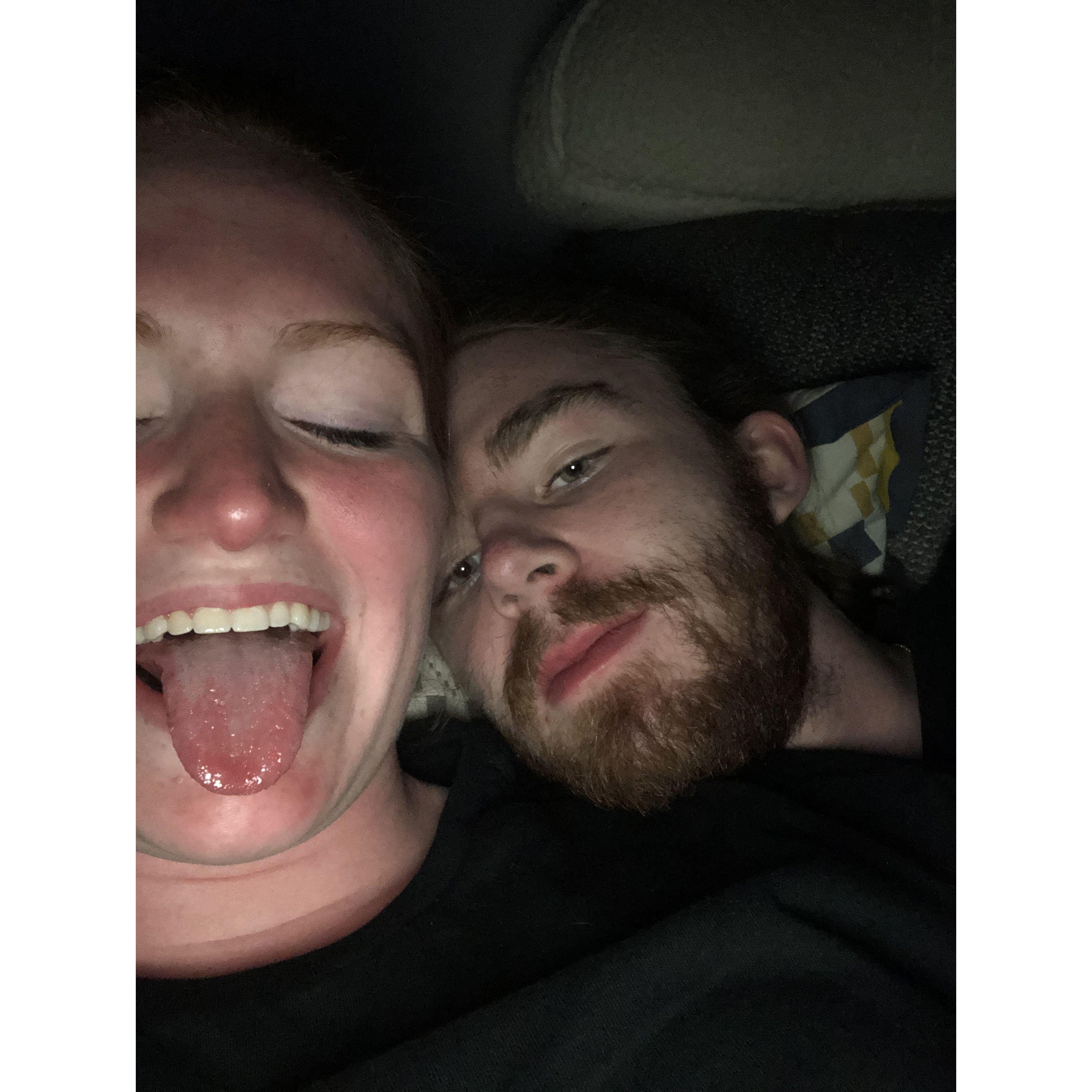 Our first picture TOGETHER ever!