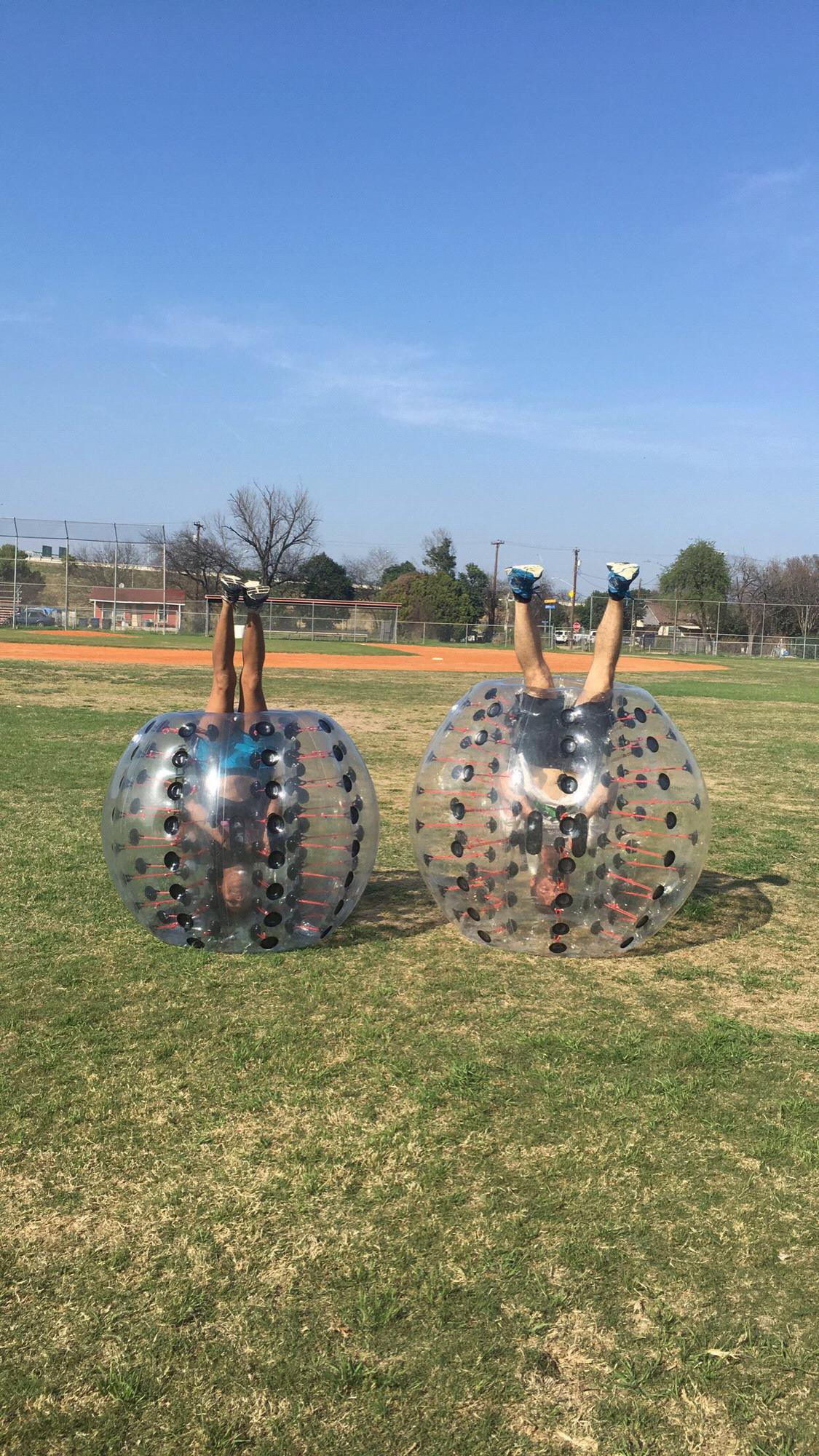 Austin fulfilled Steph's dream of playing knockerball for her 26th birthday!