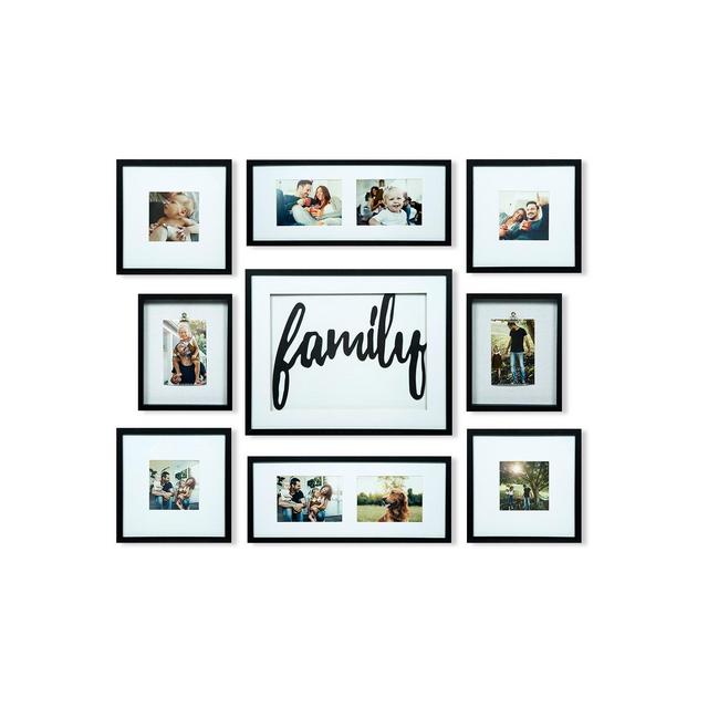 Family Decor Frame 9pc Kit - Gallery Solutions