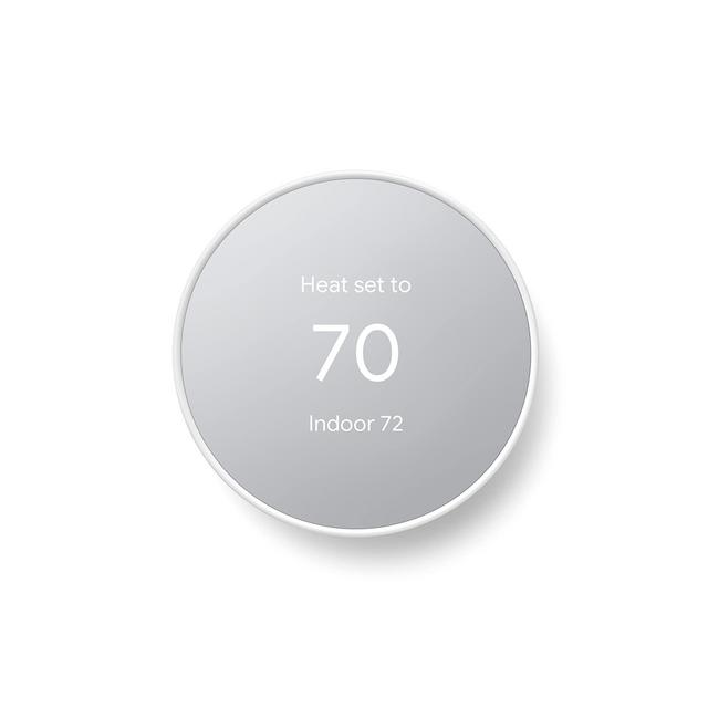 Google Nest Thermostat - Smart Thermostat for Home - Programmable Wifi Thermostat - Snow