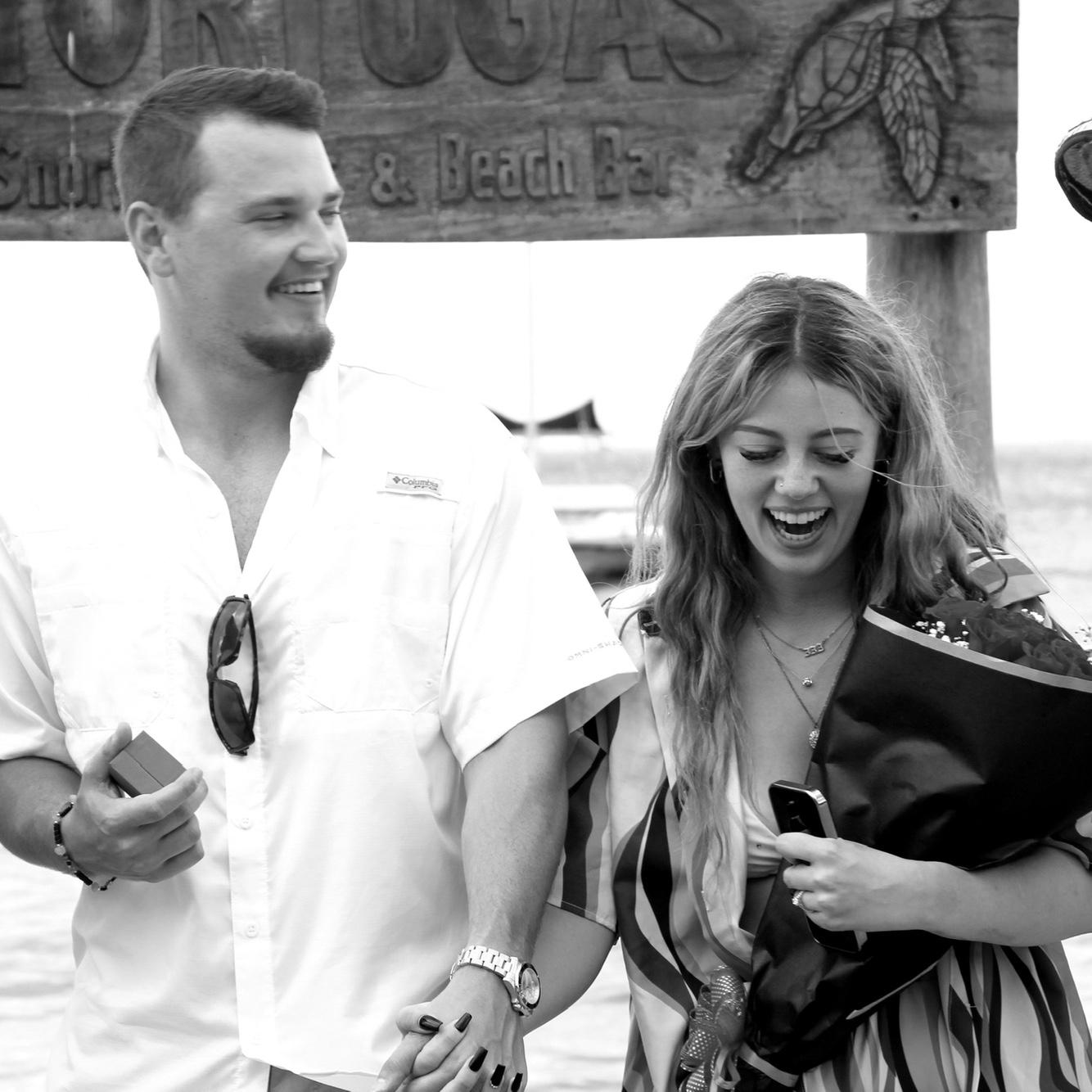 From April 21, 2023 when Zane proposed in Cozumel Mexico