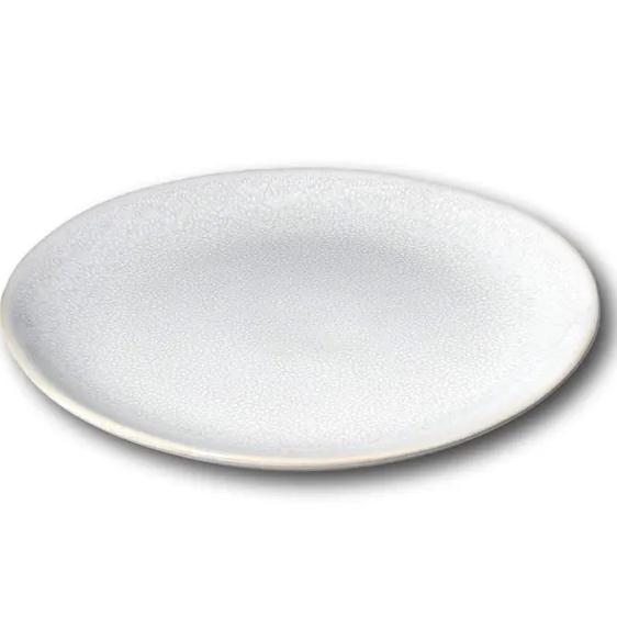 White Salad Plate Set of 4 - Eco-Friendly, Non-Toxic Dinnerware | Organic Lead-Free Dishes