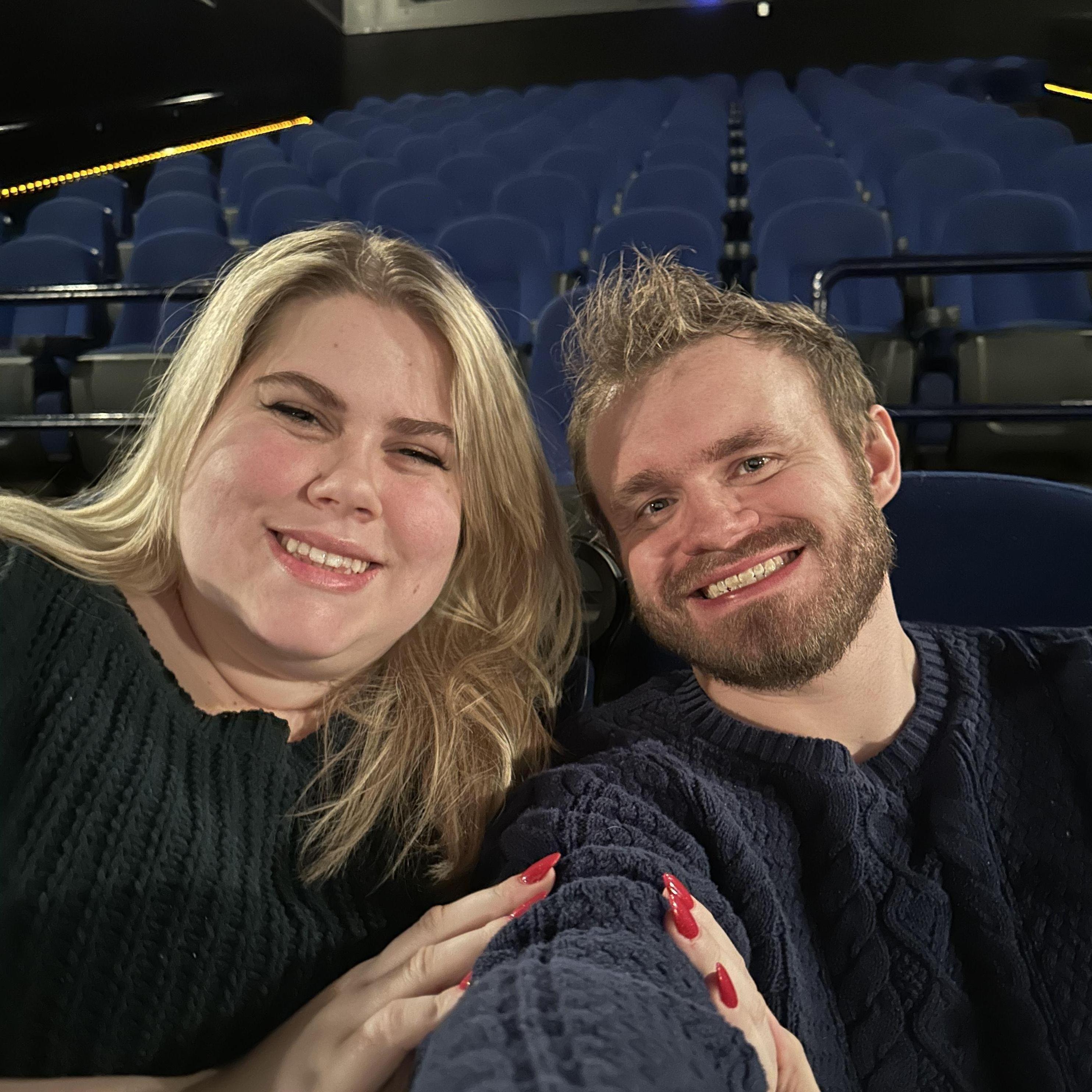 Quick selfie before SAO Progressive: Scherzo of Deep Night. We had the theater to ourselves!
Thanks for going to my nerdy movies babe! - Stephen