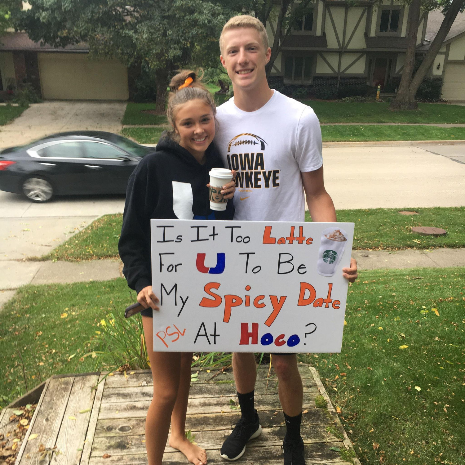 Ty used to bring Kari Pumpkin Spiced Lattes before school! How sweet!