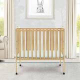 Folding Portable Mini Baby Crib with 1.5-inch Mattress