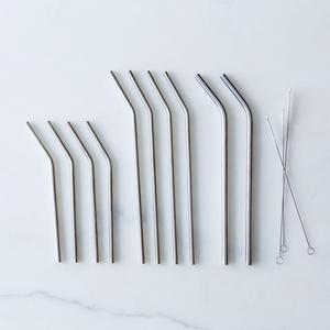 Stainless Steel Straws (Set of 10)
