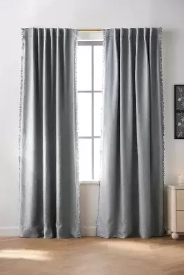 Luxe Linen Blend Blackout Curtain
