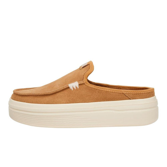 HEYDUDE Austin Lift Classic Moss Size 8, Women’s Shoes, Slip-on Loafers, Comfortable & Light-Weight