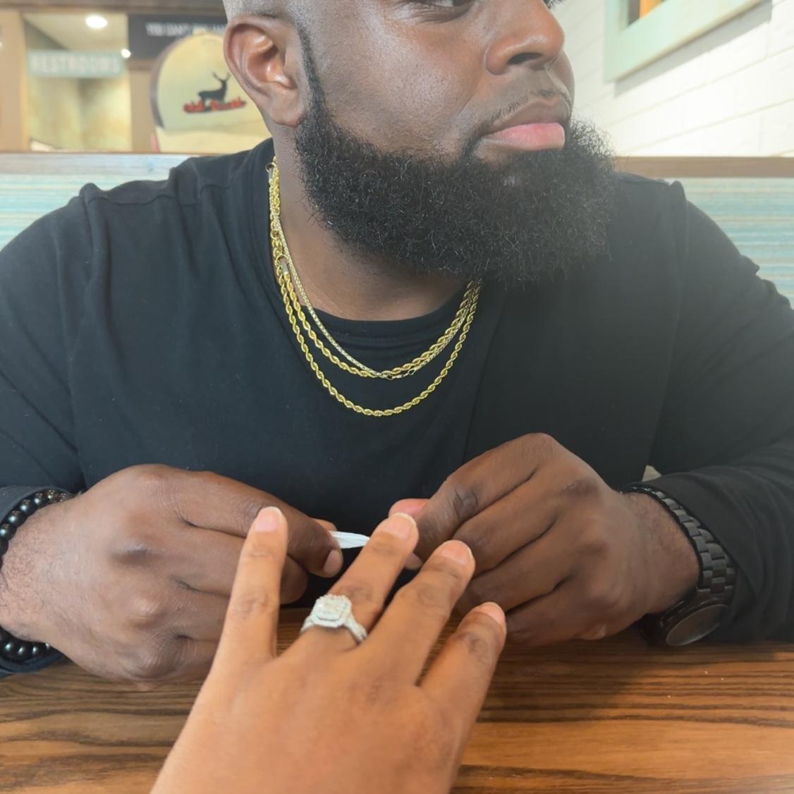 Can’t get enough of showing off my new ring