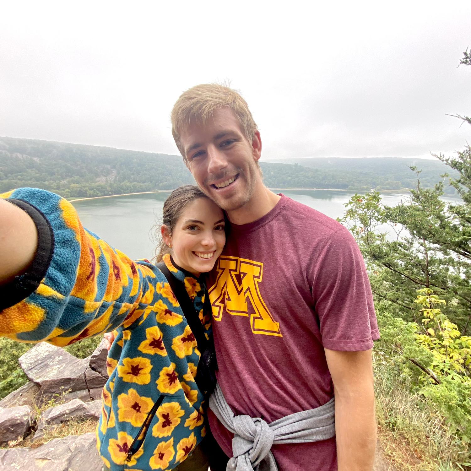 Selfie at Devil's Lake State Park in WI