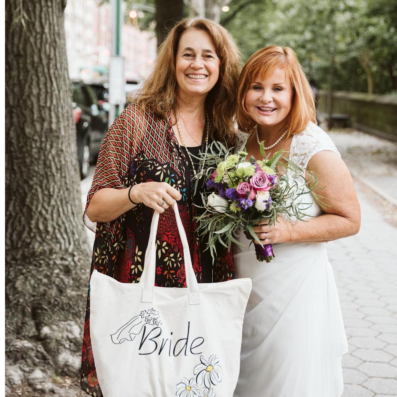 Kerrin and Terri - before the ceremony