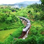 Scenic train to Bandung