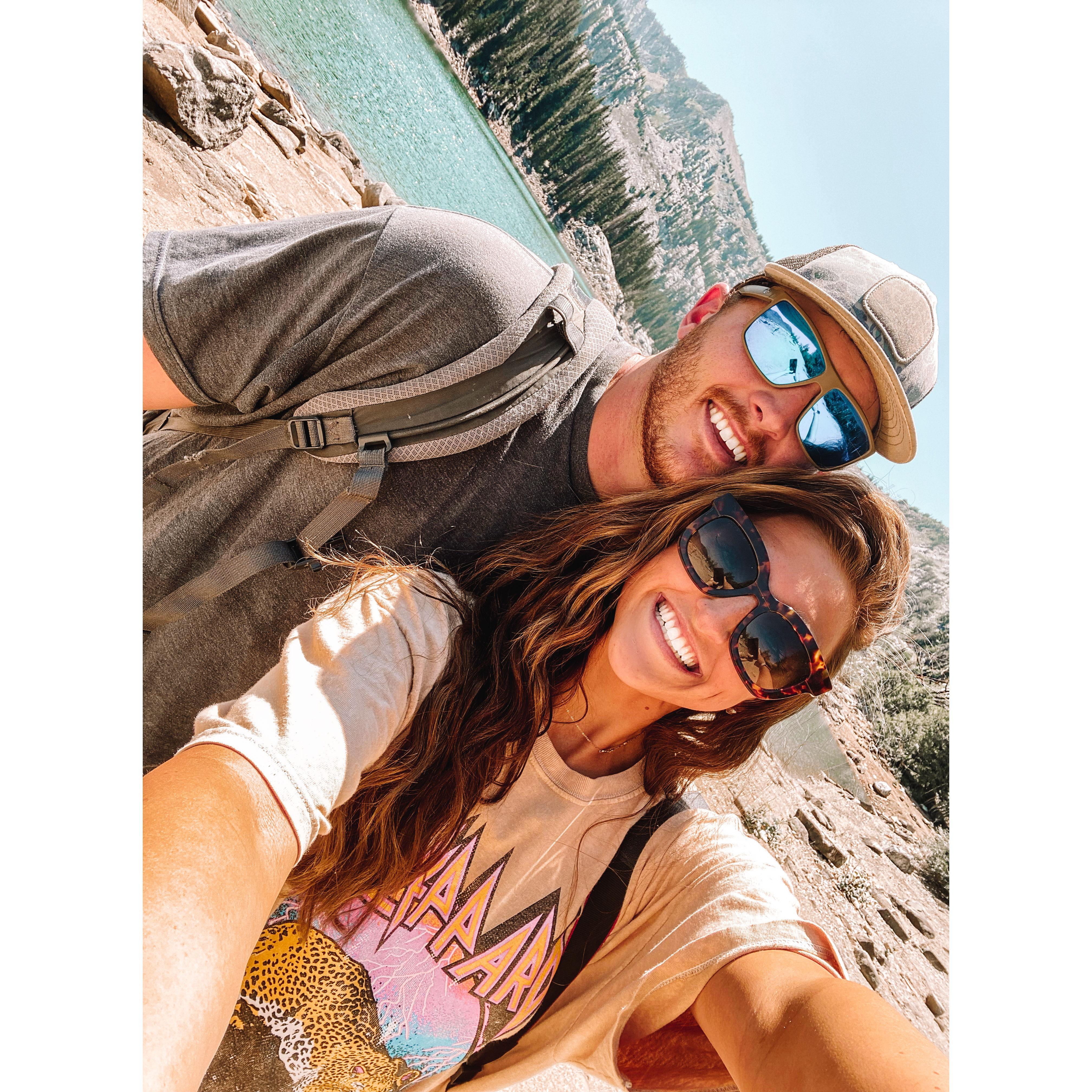 The first selfie of our trip out west in 2021!