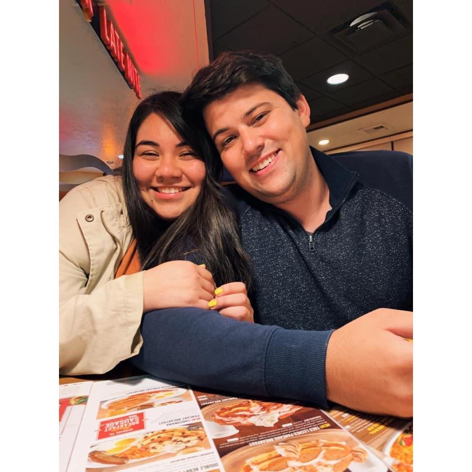 Going out to eat is our go- to date night idea.