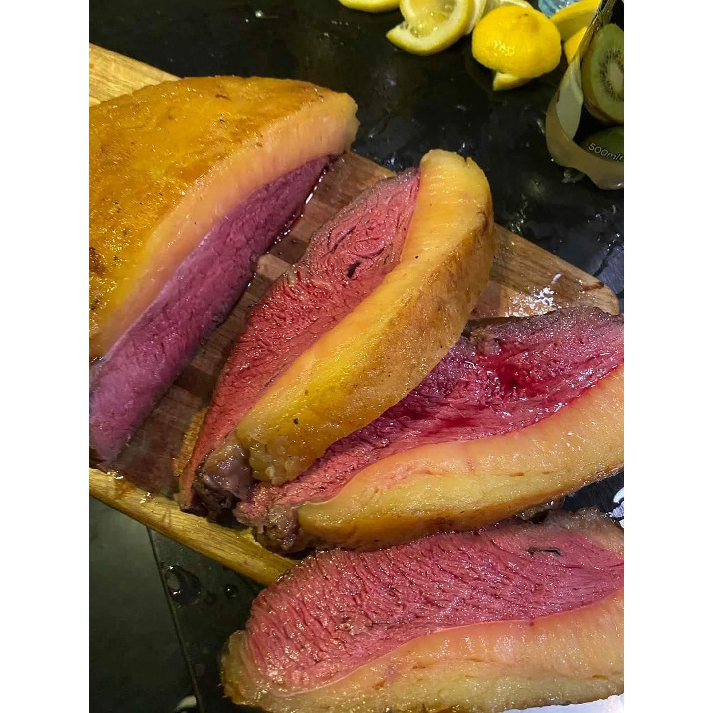 The first photo Tshiamo ever sent over WhatsApp - The first of many steak pics!