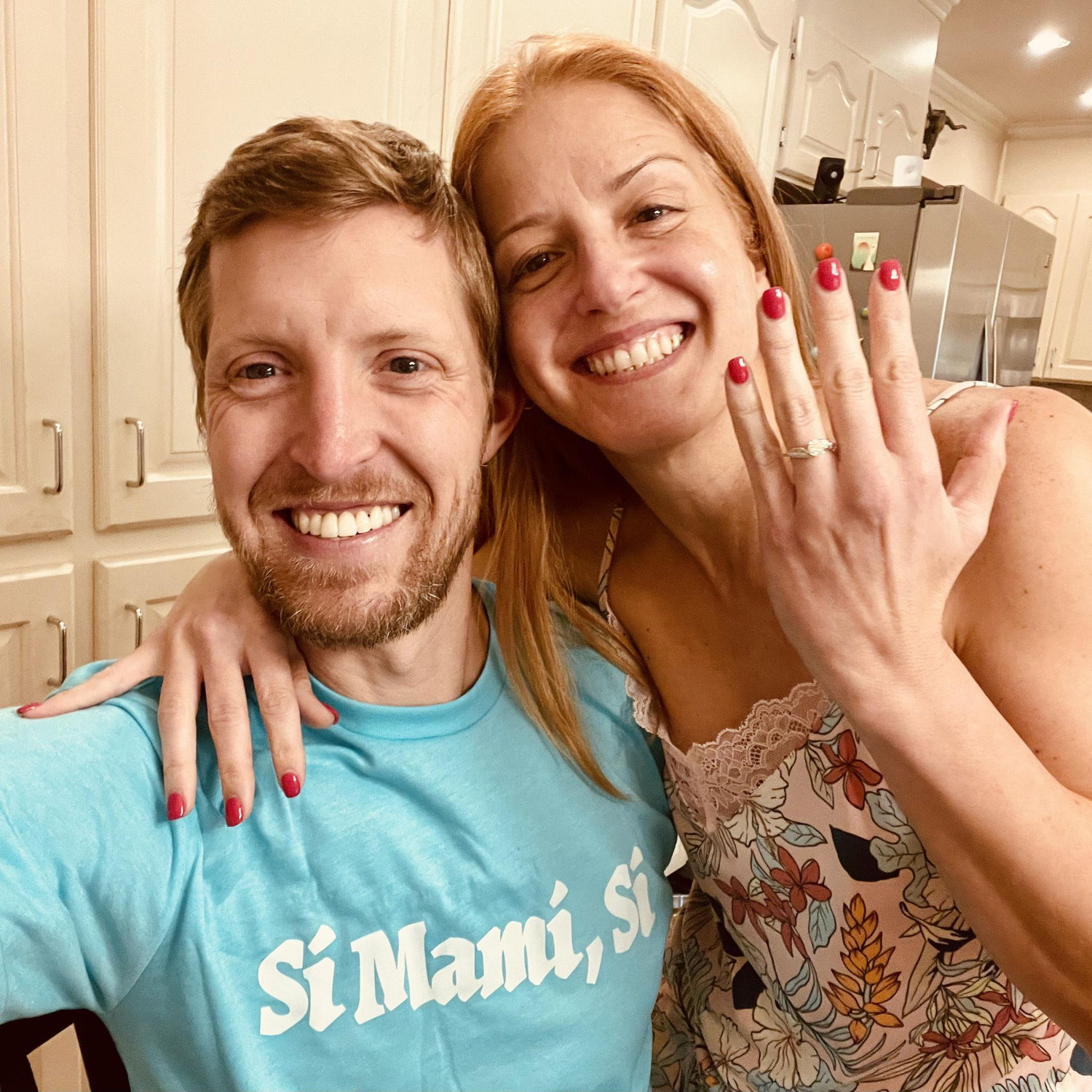 Engaged and dreaming of a future together—plus the very important rule: always say “sí, mami, sí” to a Latina.