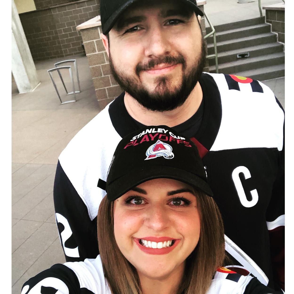 As avid Colorado Avalanche fans, we love showing our team spirit