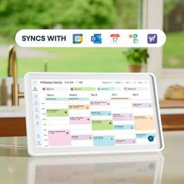 Skylight - Calendar 2: 15 Inch Touchscreen Smart Calendar and Chore Chart - White