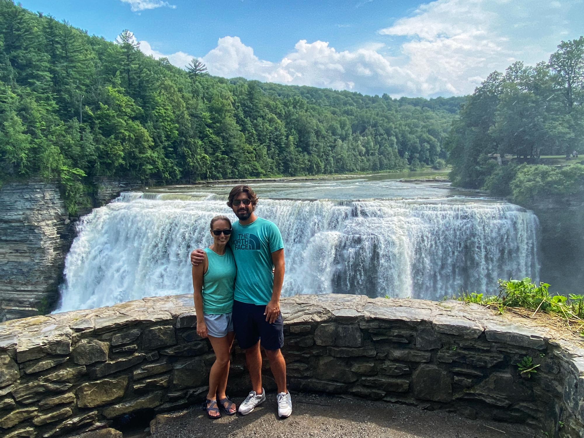 At Letchworth State Park (Where Kevin proposed to Nicole)!