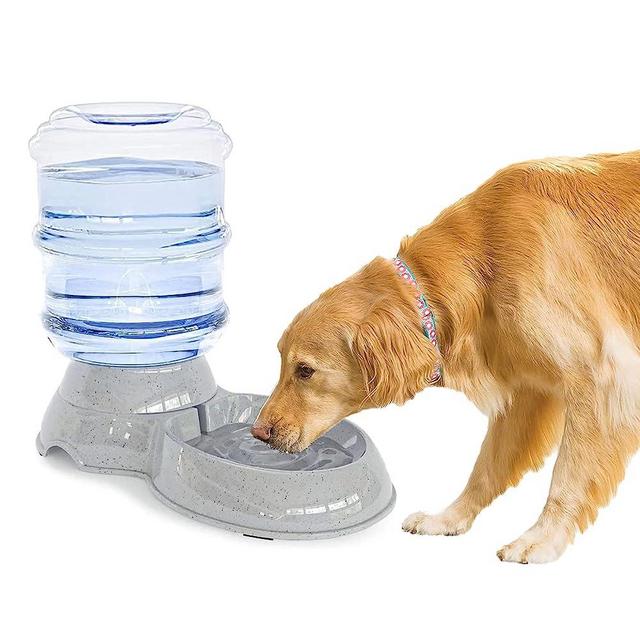 Pet Water Dispenser Large 3 Gallon 11 Liters-Thickened Durable, Dog Cat Water Bowl Dispenser Large,Automatic Pet Waterer Dispenser Station (3-Gallon Dog Waterer)