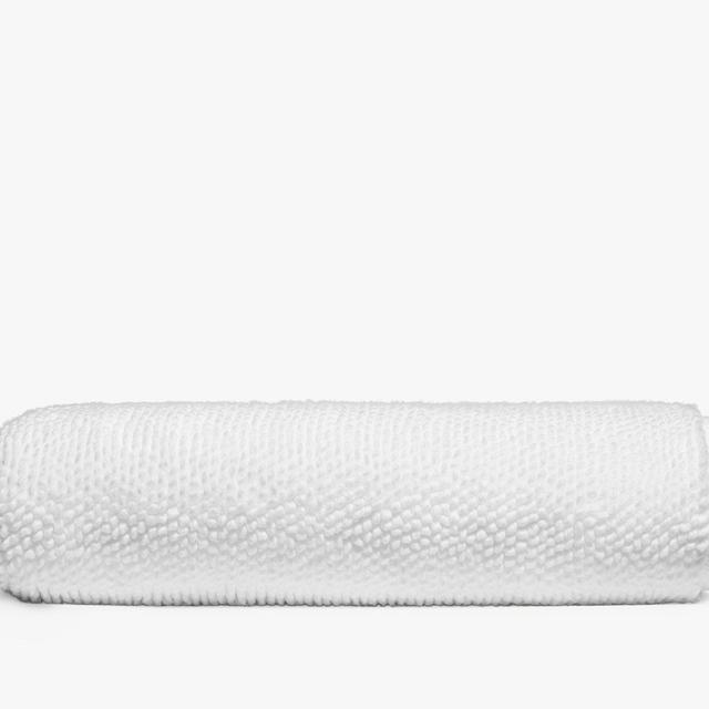 Looped Bath Rug (White, Runner)