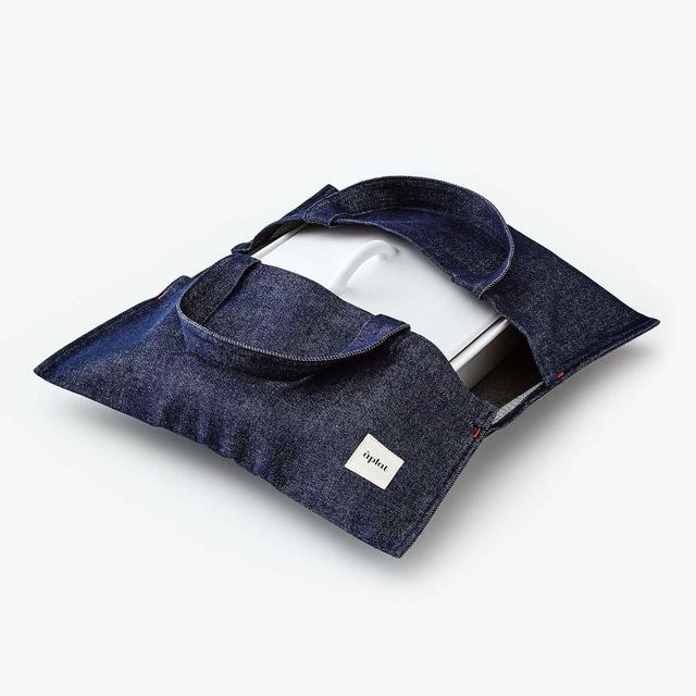 Plat Wide Culinary Tote, Denim