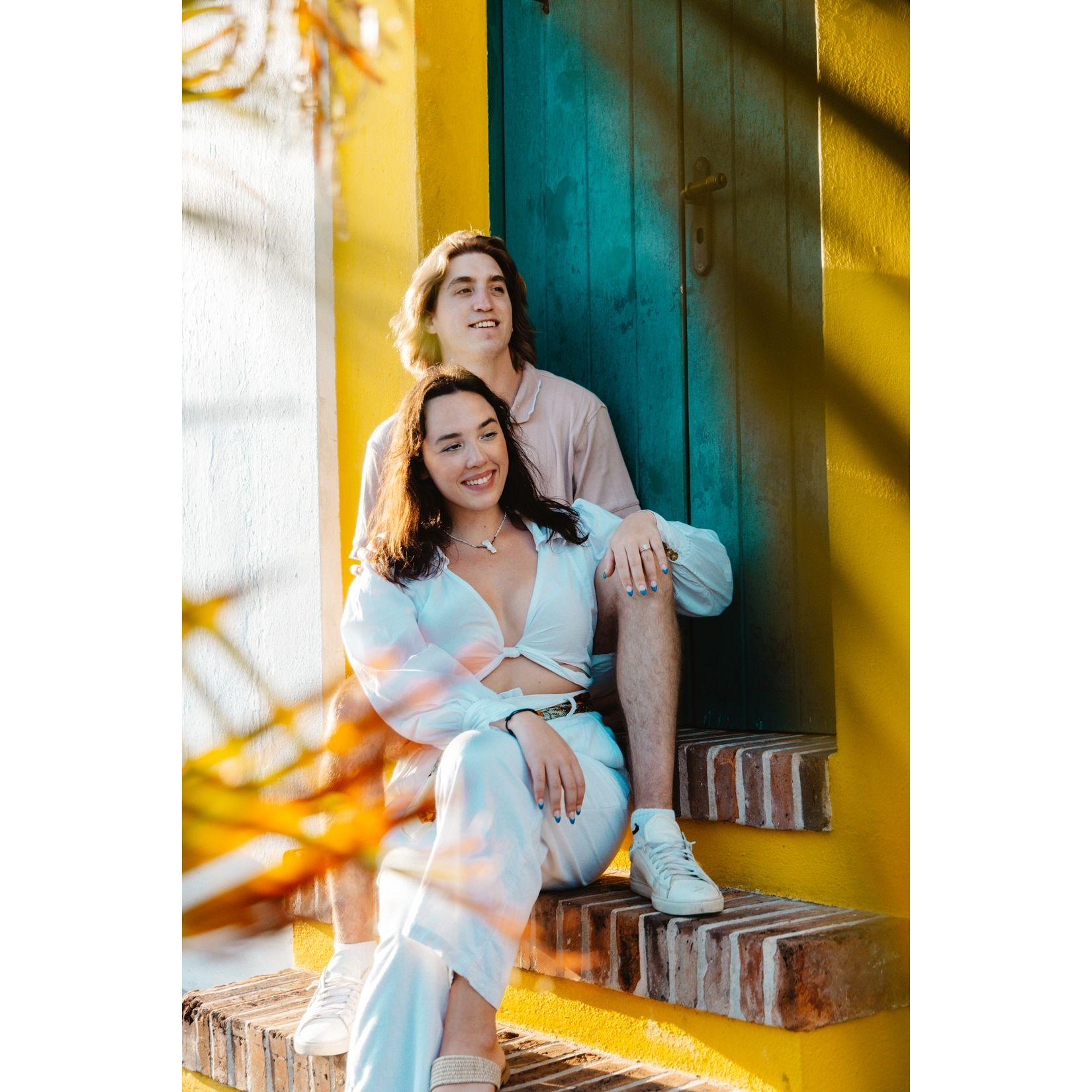 Engagement Pictures in Downtown Old San Juan