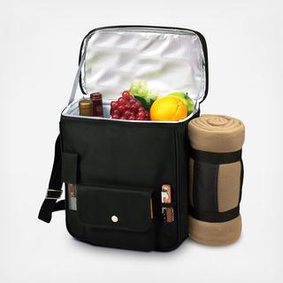 Wine and Cheese Picnic Cooler with Blanket