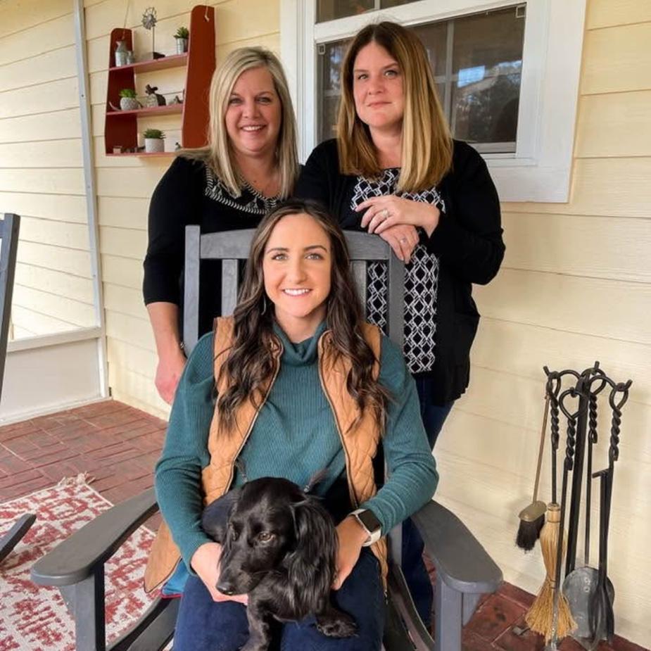 The Bride and Maid of honor celebrating Thanksgiving with niece Shelby