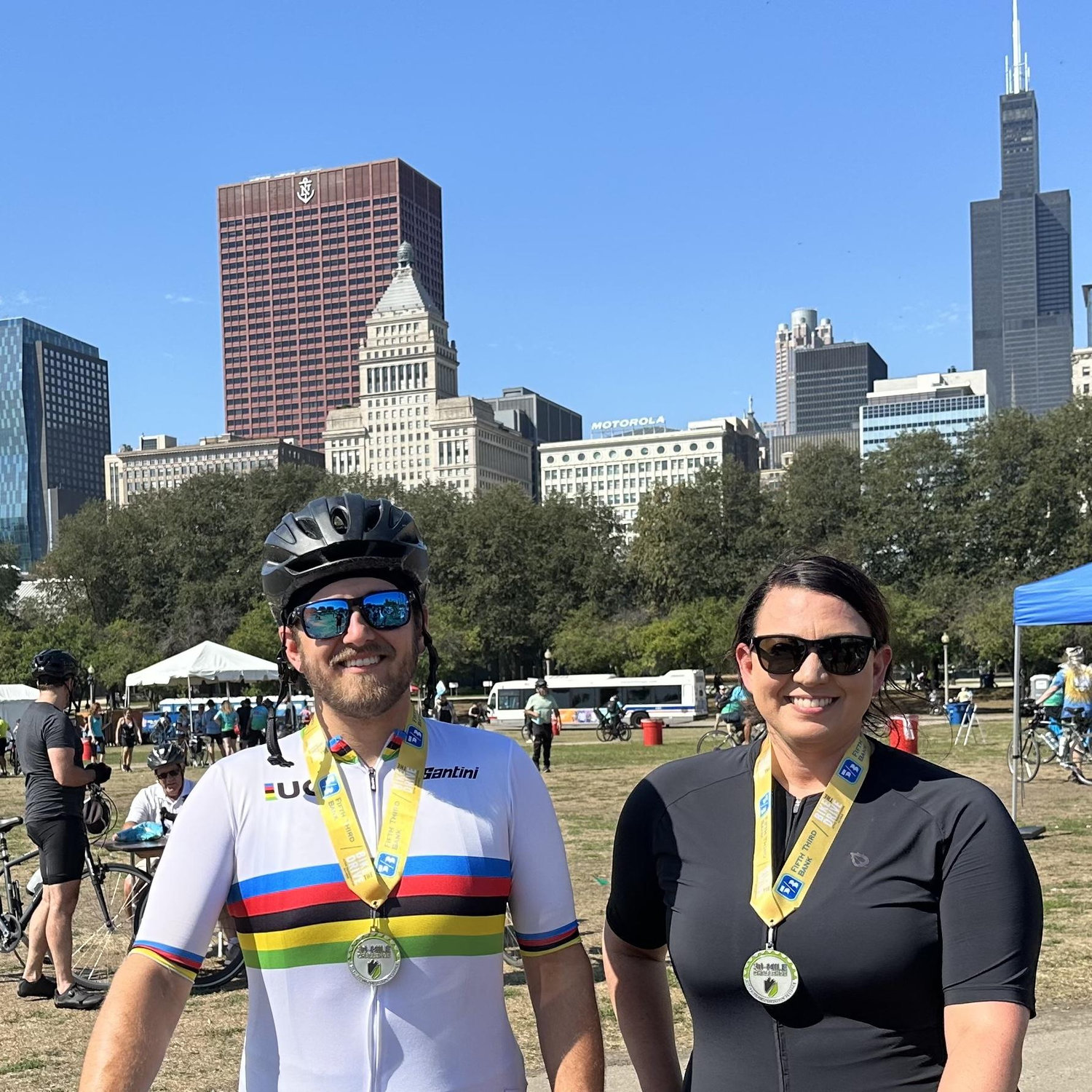 Bike the Drive 2023. A big accomplishment we achieved together. 30 miles of cycling!