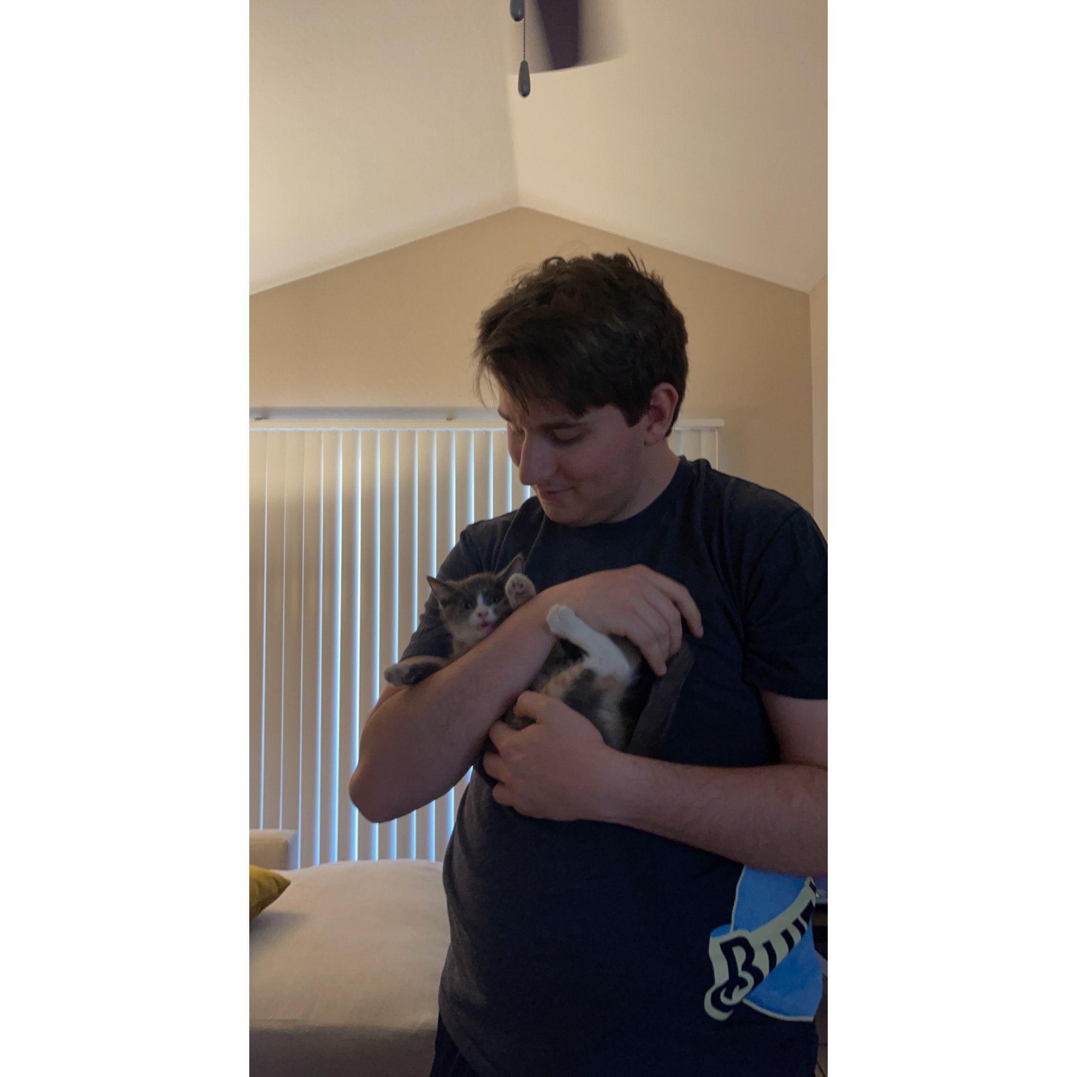 Our first day with Zoe!