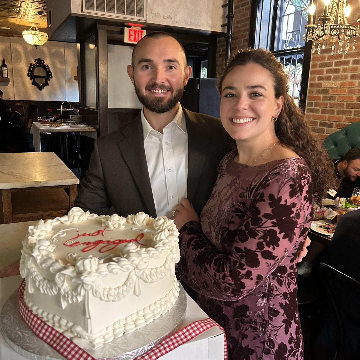 Engagement party in Hoboken.