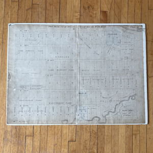 Frame for map of Ellie’s childhood neighborhood