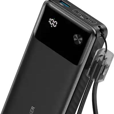 Anker - Power Bank (20,000mAh, 30W) - Black