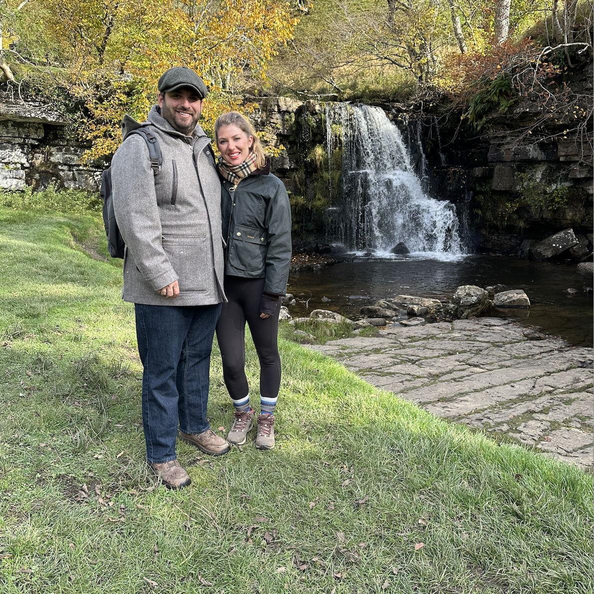 Going on a fall hike in the Yorkshire Dales.