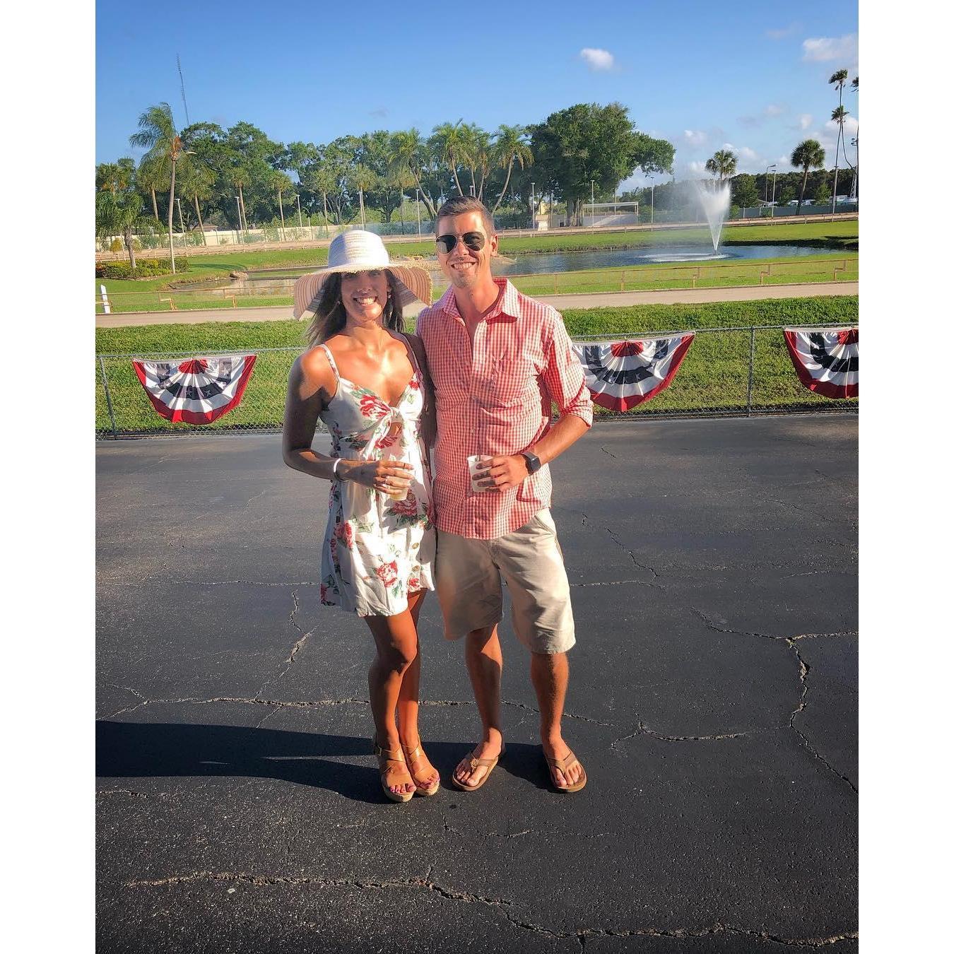 Celebrating the Kentucky Derby at Derby Lane Race Track in 2019!