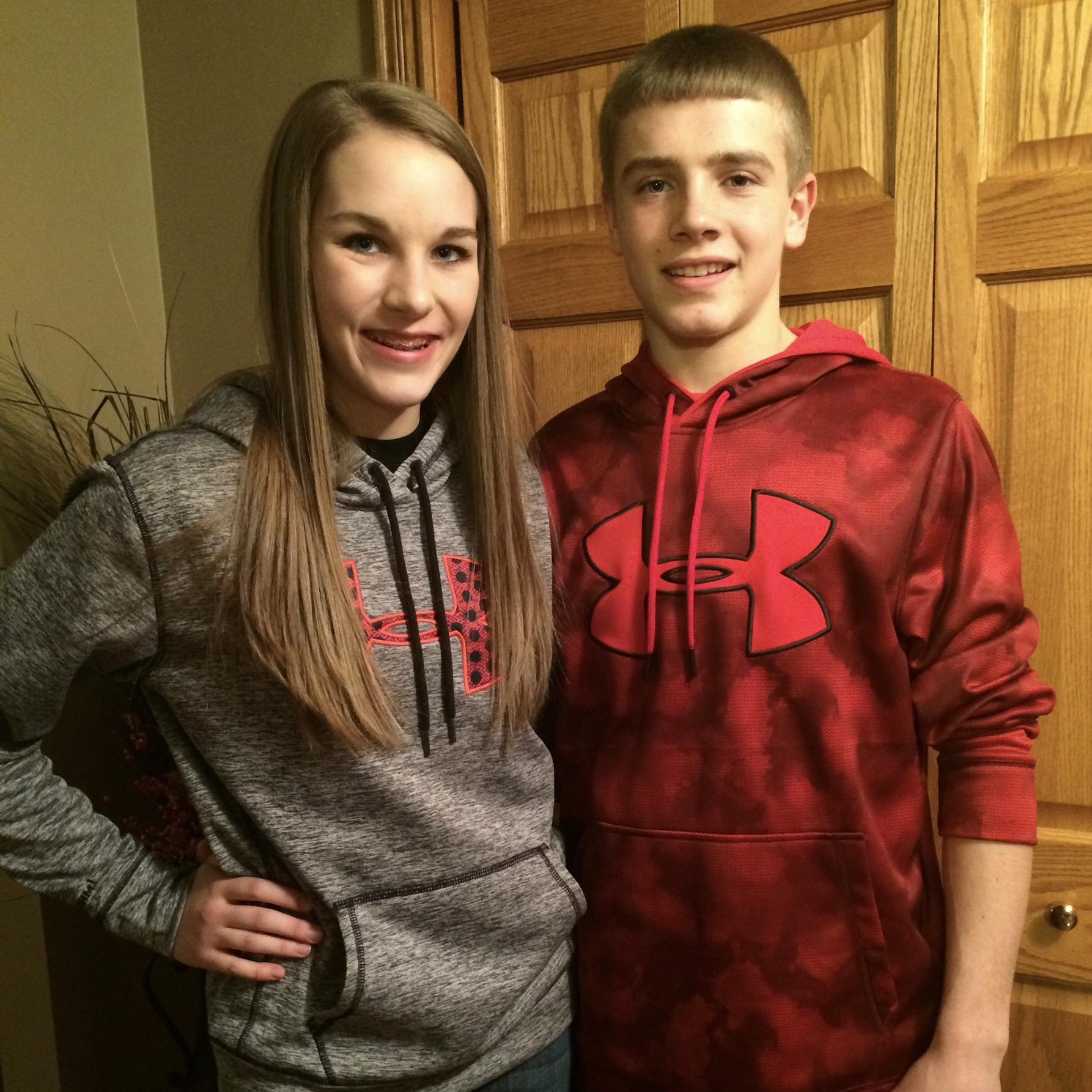 Our first "official" picture before the Sadie Hawkins dance - January, 2016