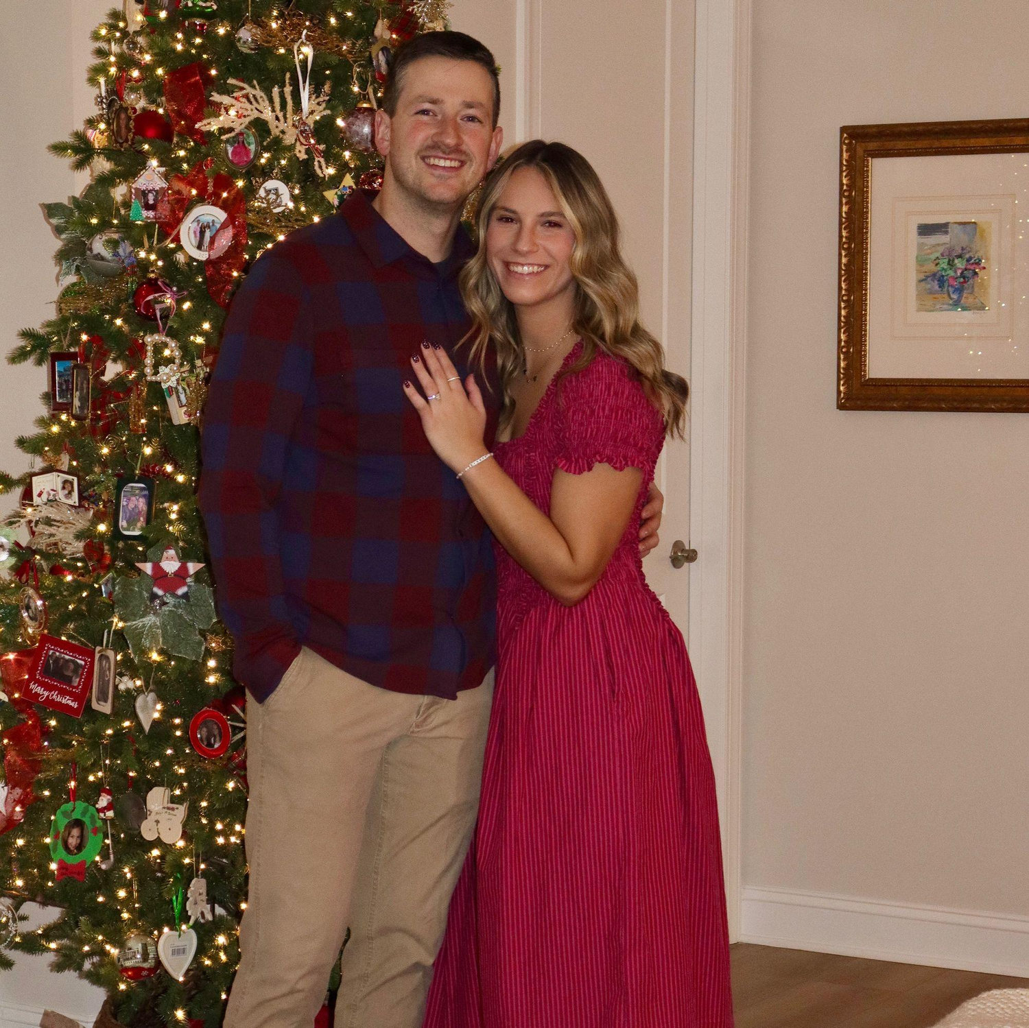 our first Christmas engaged