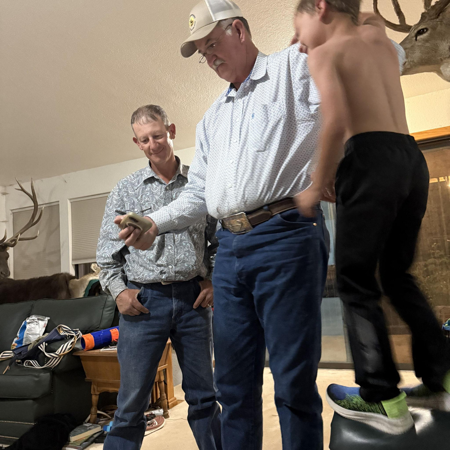 Our son and grandson, Clayton and Payton- or so everyone thinks