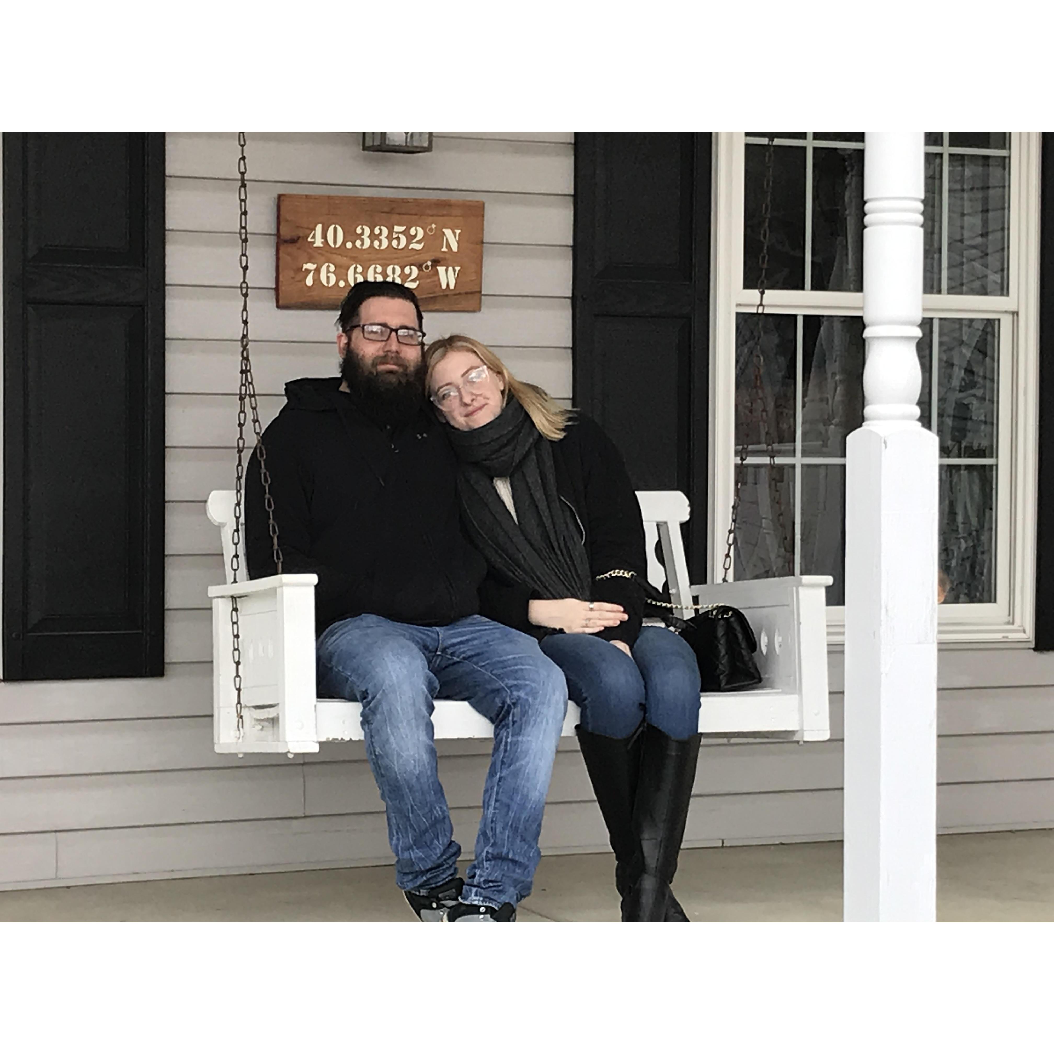One of our many trips to Pennsylvania!