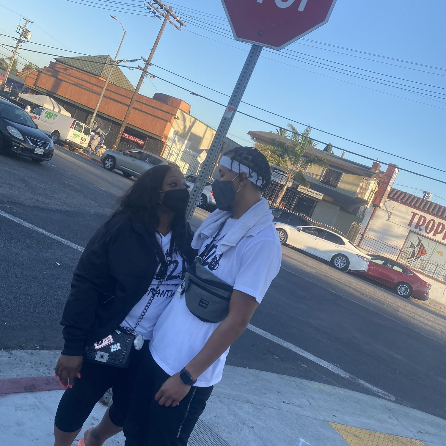 Babe first trip to my hometown "Cali" for Julius' 18th Birthday; in August 2020! Of course, she wanted to take a pic on "Slauson"! We enjoyed ourselves