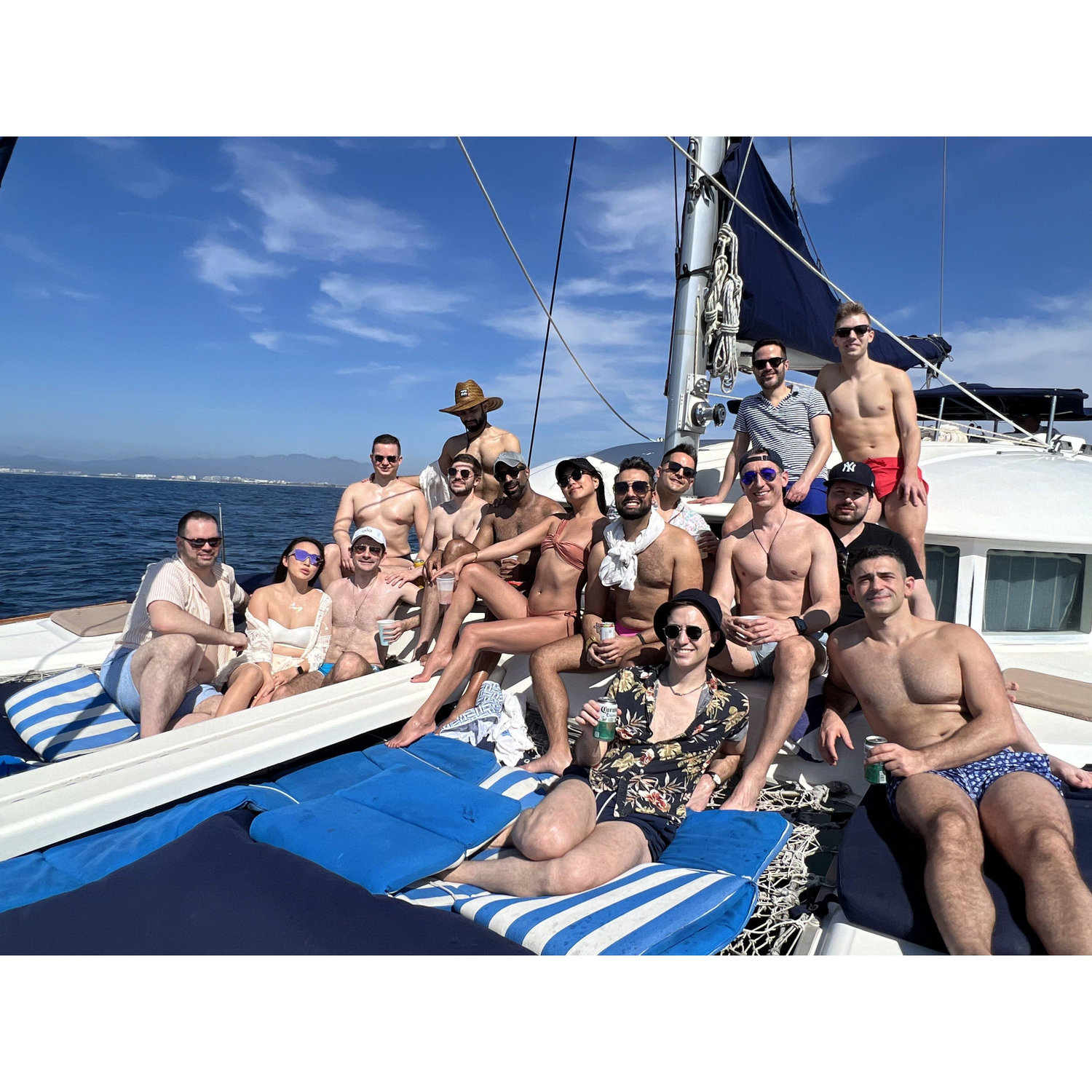Boat day during our bachelor party in Puerto Vallarta