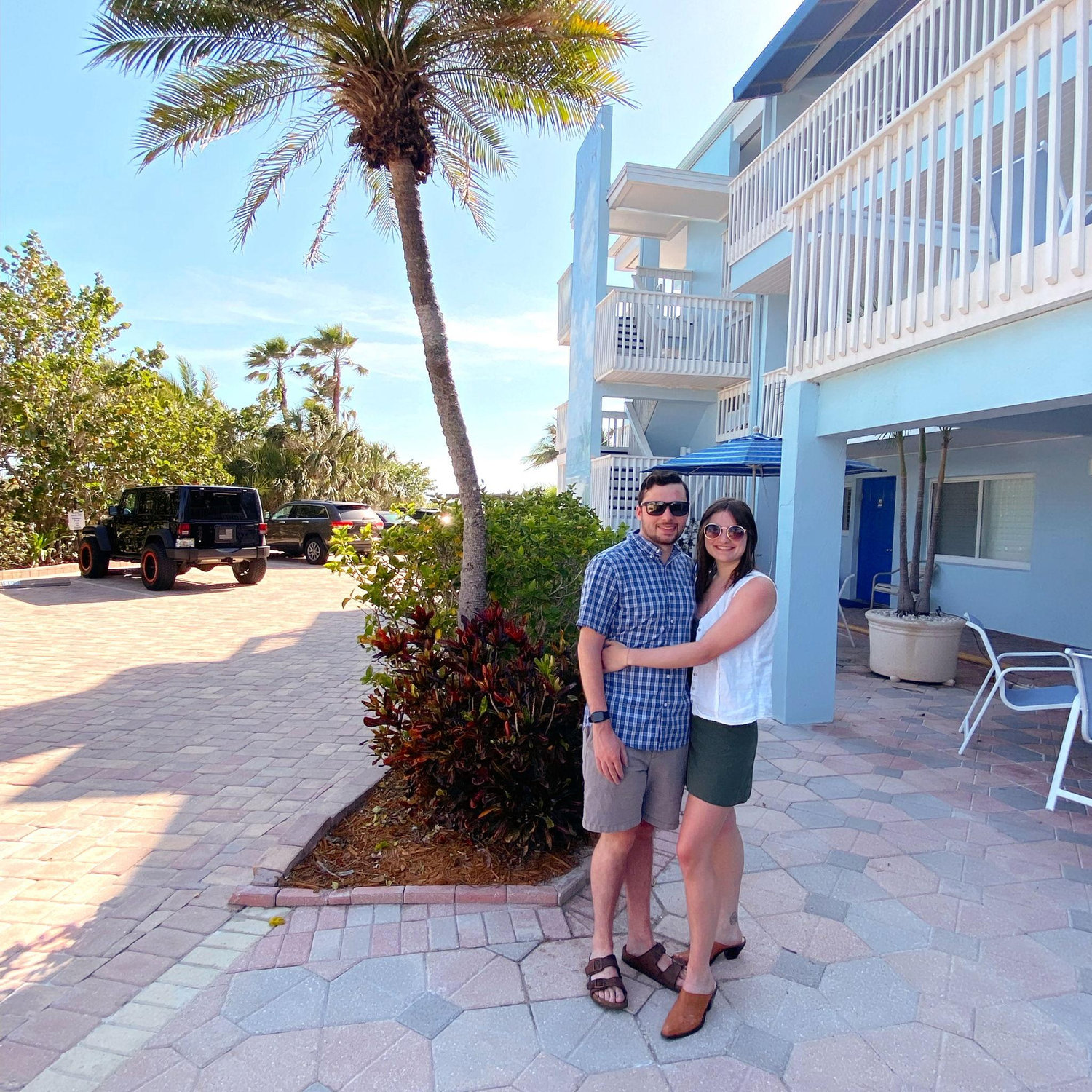 April 2023: We celebrate two years together in Florida at the annual Gilbert family trip!